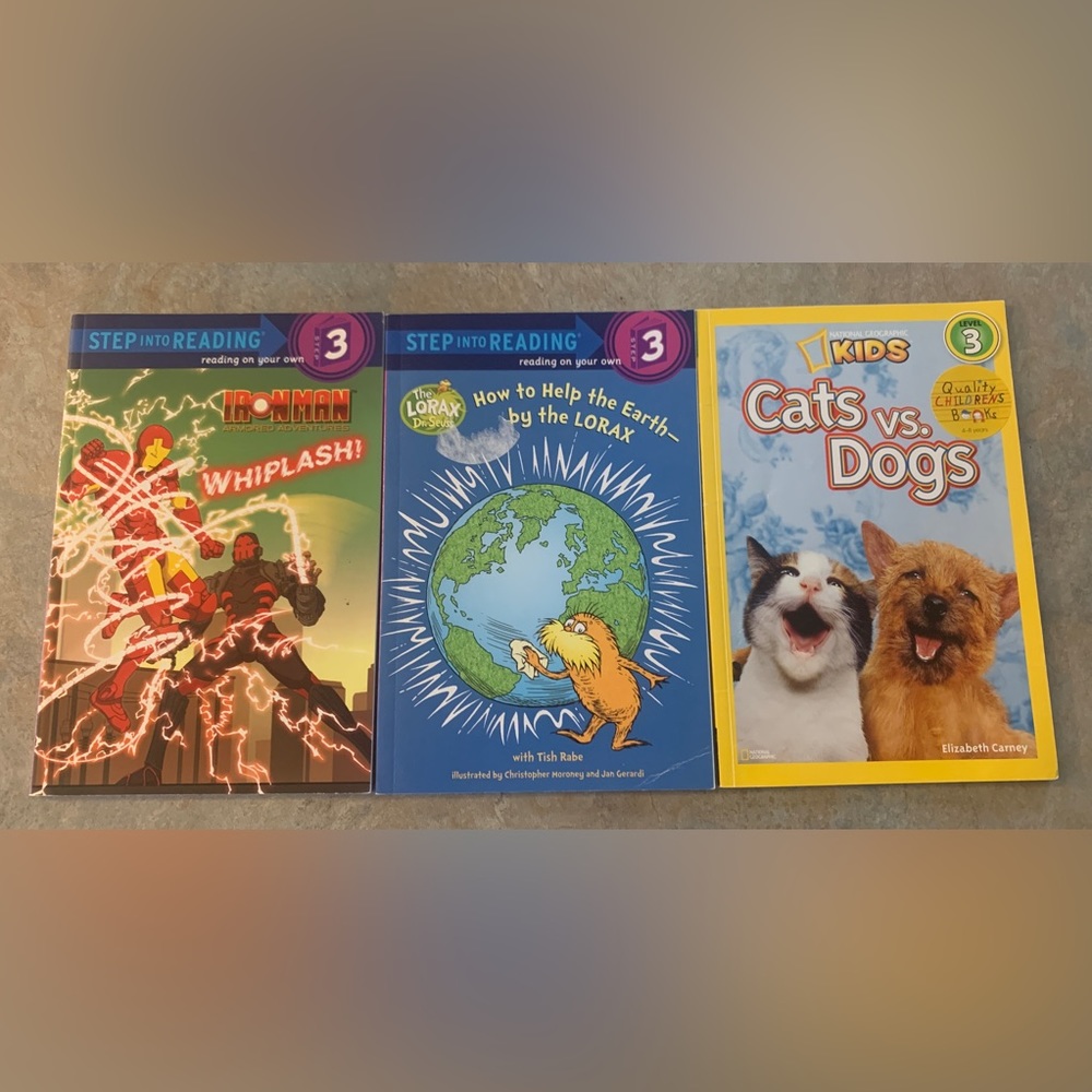 5 early reader Level 3 books